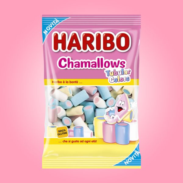 Haribo Chamallows Tubular Colors 90g
