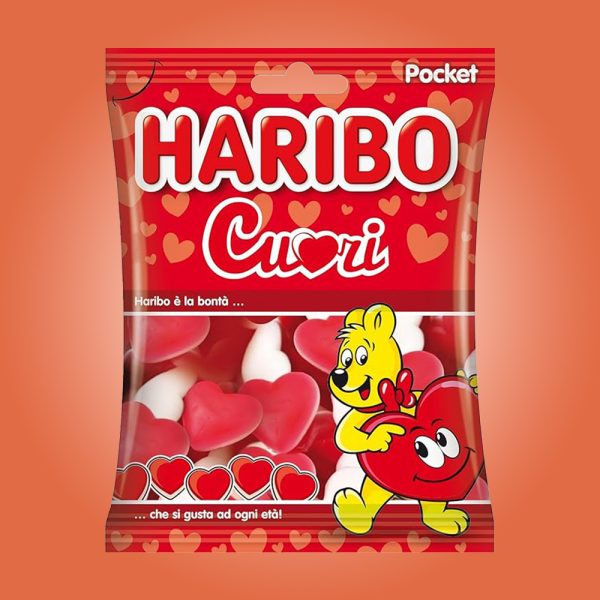 Haribo Heart Throbs 100g